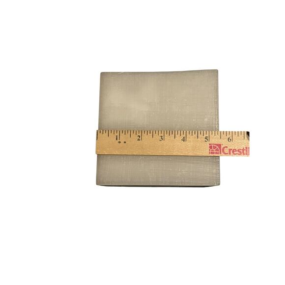 PartyLite Simply Square Wax Luminary L2310 w/ Glass Votive Holder Candle NEW - Picture 5 of 6